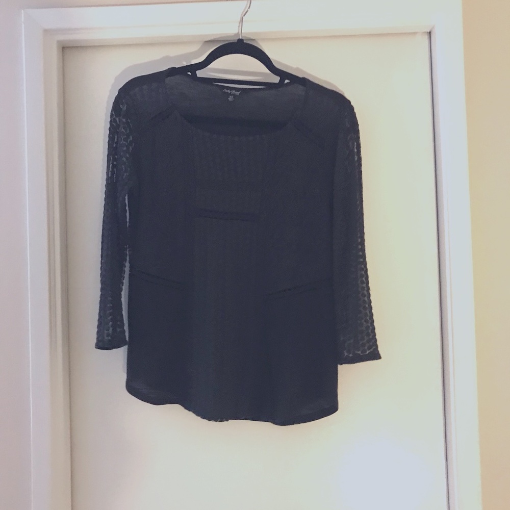 Lucky Brand Swiss Dot Top (XS)